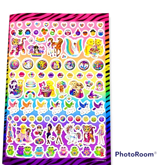 🦄 LISA FRANK SUPER COLORING & STICKER BOOK 🦄 - Picture 6 of 7